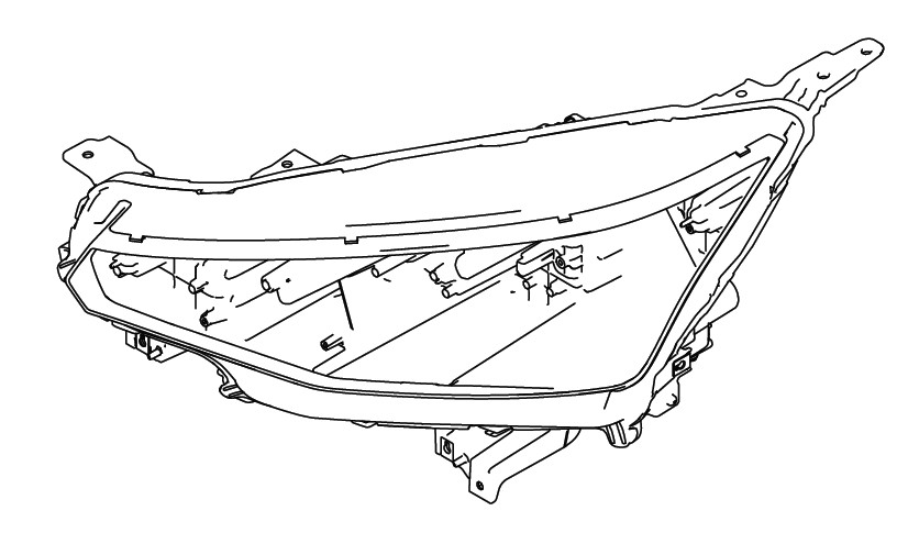 HEADLAMP ASSEMBLYRIGHT HAND SIDE