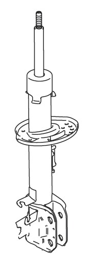 STRUT ASSEMBLY FRONT SUSPENSION LEFT HAND SIDE