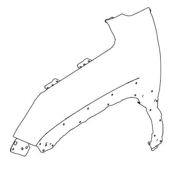 PANELFRONT FENDER RIGHT HAND SIDE