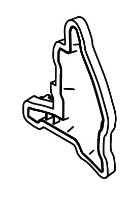 SILENCER FRONT FENDER FRONT LEFT HAND SIDE