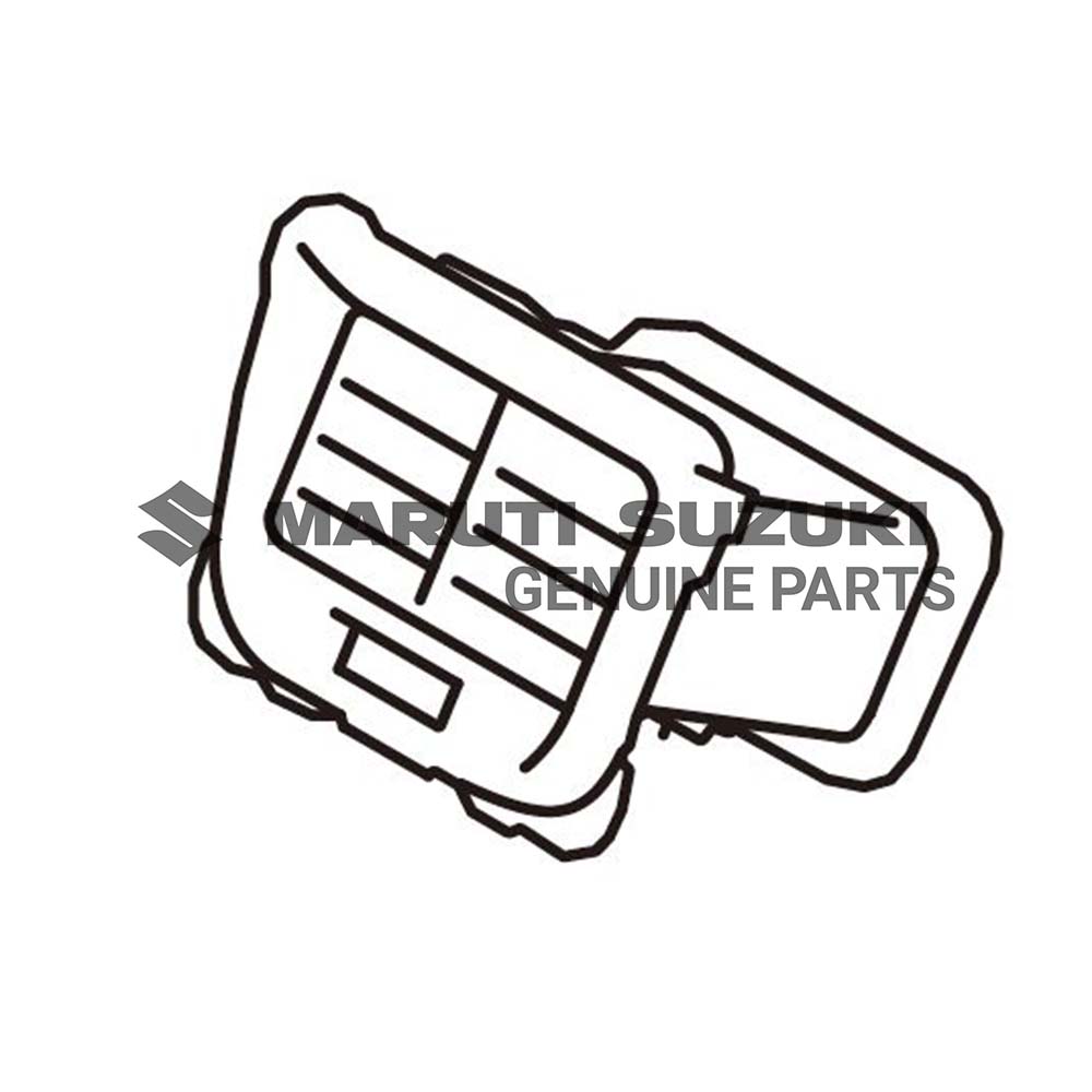LOUVER COMPONENT_REAR VENT (BLACK)