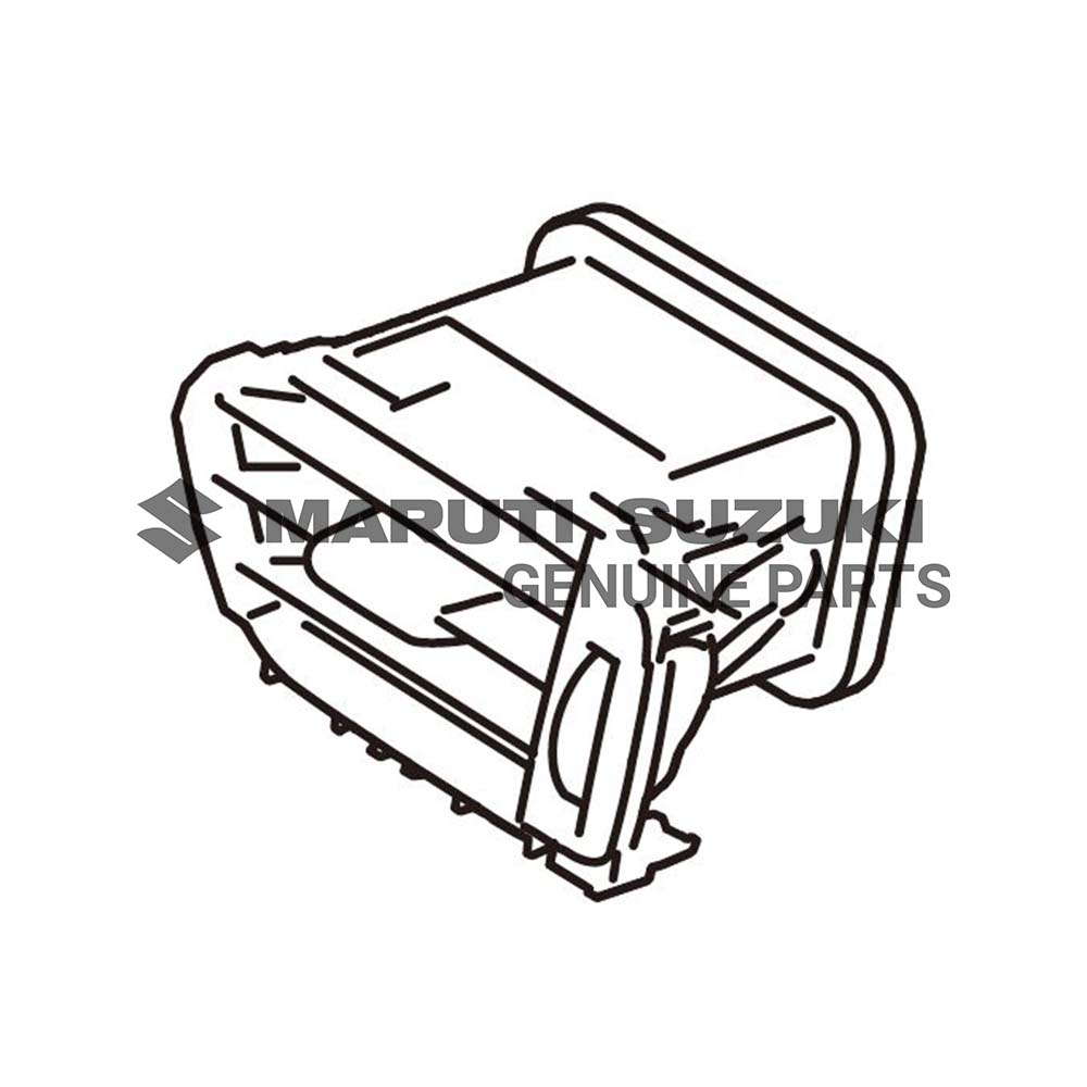 LOUVER COMPONENT_SIDE VENT RIGHT (BLACK)