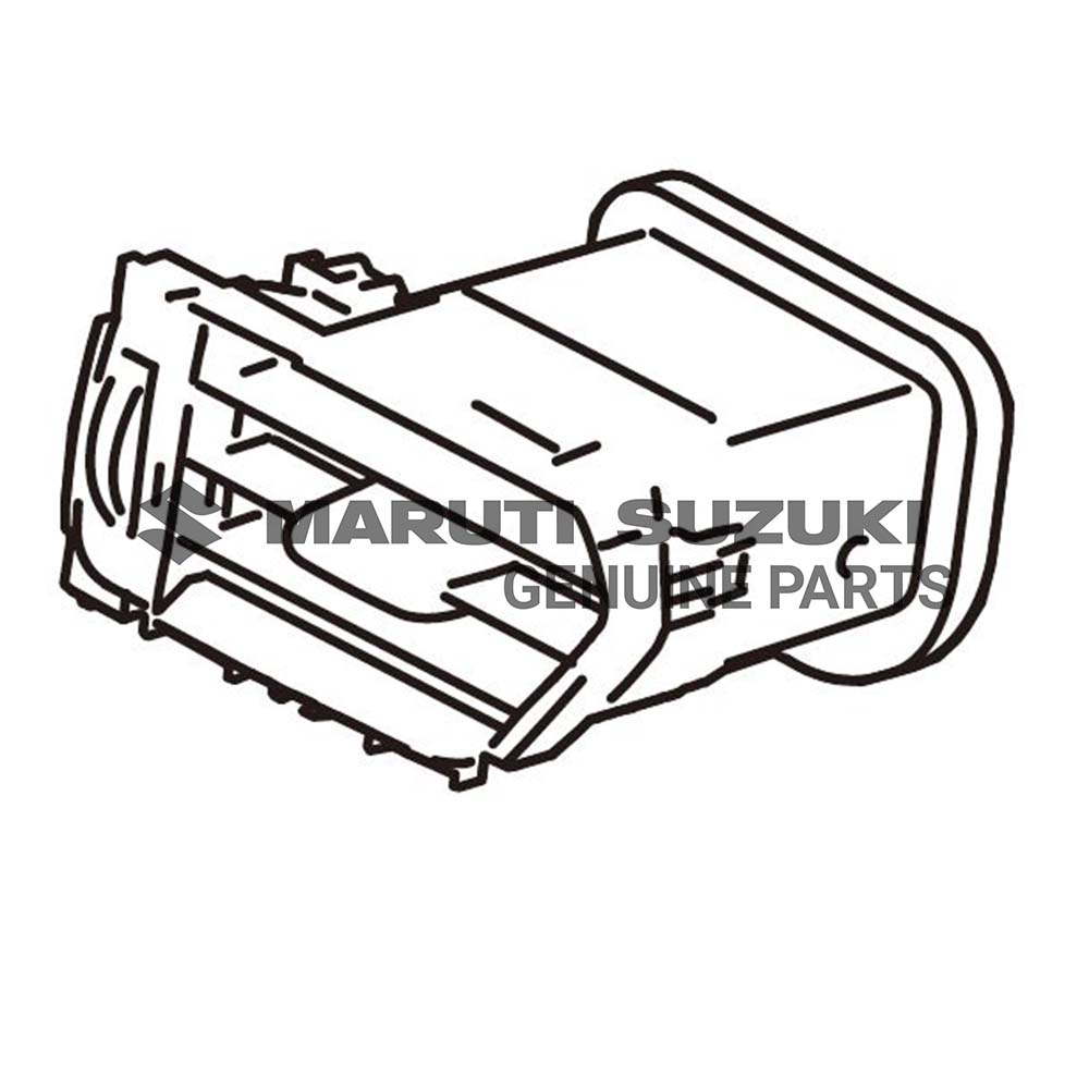 LOUVER COMPONENT_SIDE VENT LEFT (BLACK)
