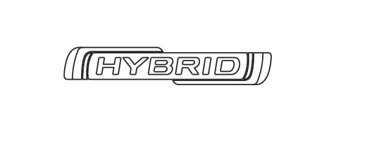 EMBLEMREAR (HYBRID) (CHROME/BLACK)