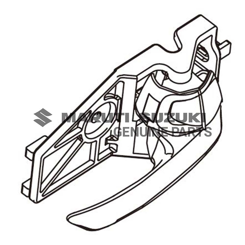 HANDLE COMPSIDE DOOR INSIDE RIGHT HAND SIDE (BLACK)