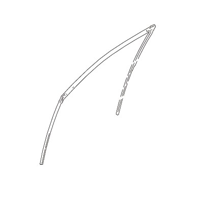 RUNFRONT DOOR GLASS LEFT HAND SIDE