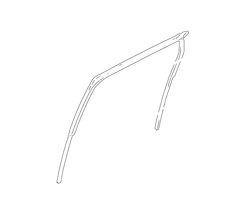 RUNREAR DOOR GLASS LEFT HAND SIDE