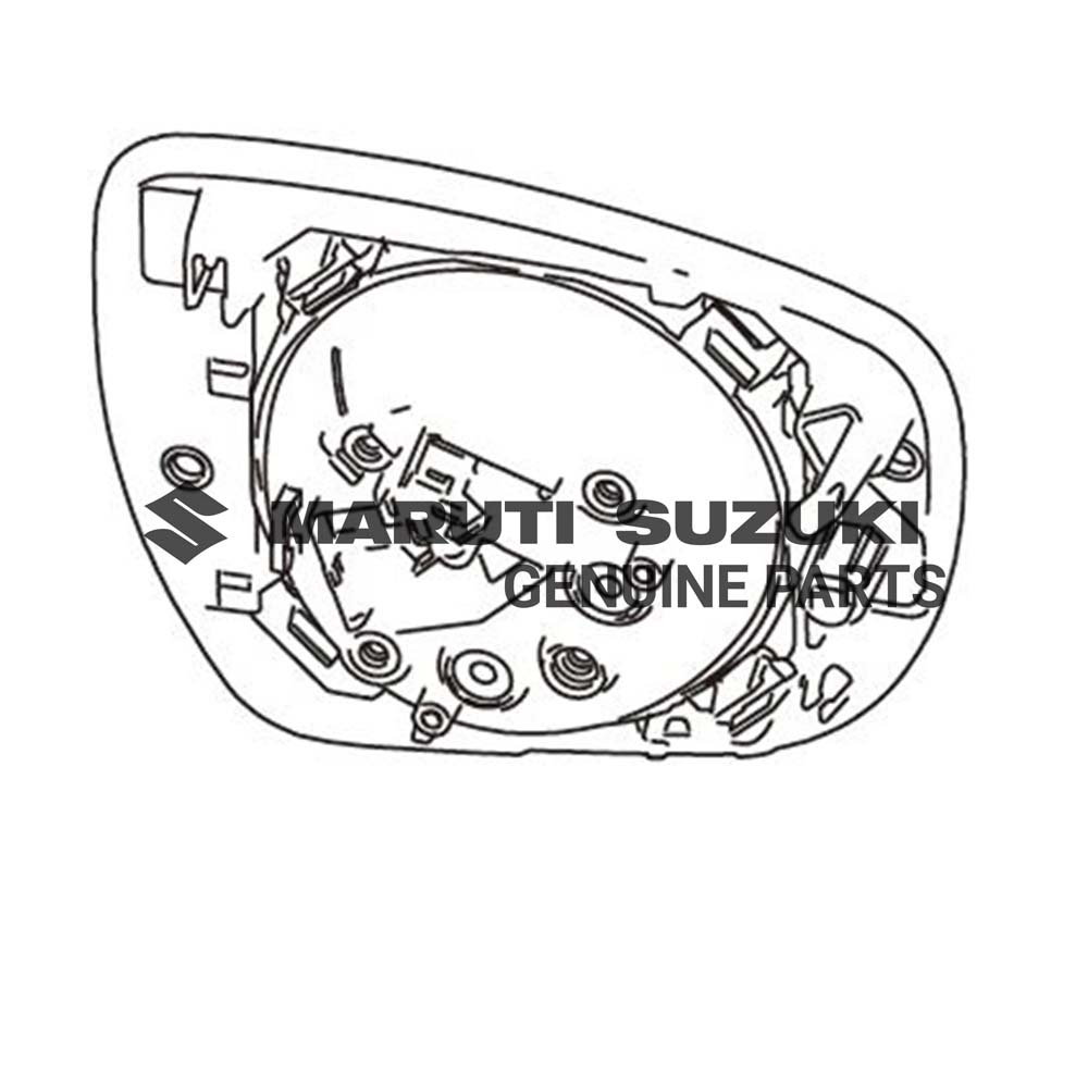 GLASS_ OUT REAR VIEW MIRROR LEFT