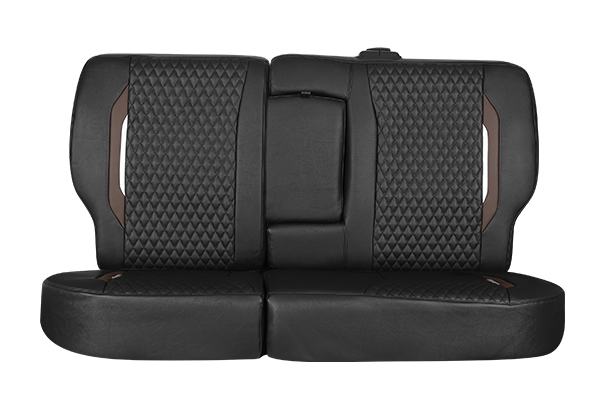 Seat Cover Premium Brown Finish Prism  | Brezza (L Variant)