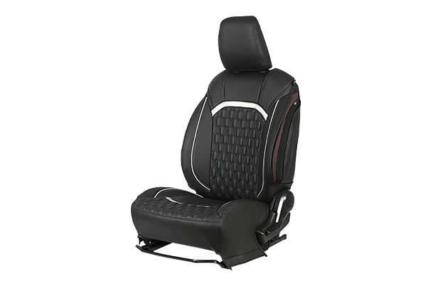 NexCross Silver Finish Sleeve Seat Cover | Fronx (All Variants)